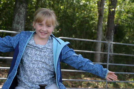 Fourth-grader Taylor Thornton, 10, who was one of several who died when powerful tornadoes struck Lee County, Alabama, on March 3, 2019, is seen in an undated family photo. Thornton family/Handout via REUTERS.