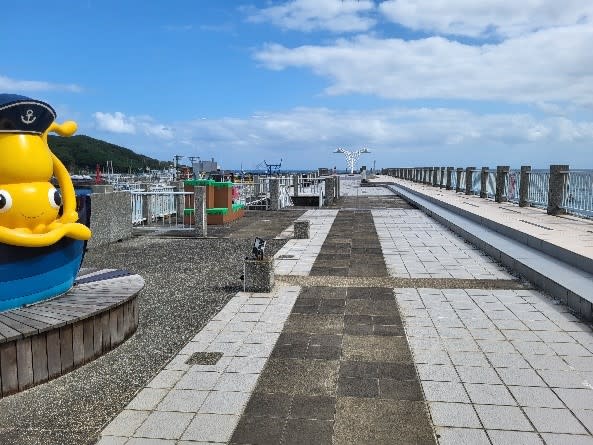 深澳漁港海天步道。   圖：新北市漁業處提供