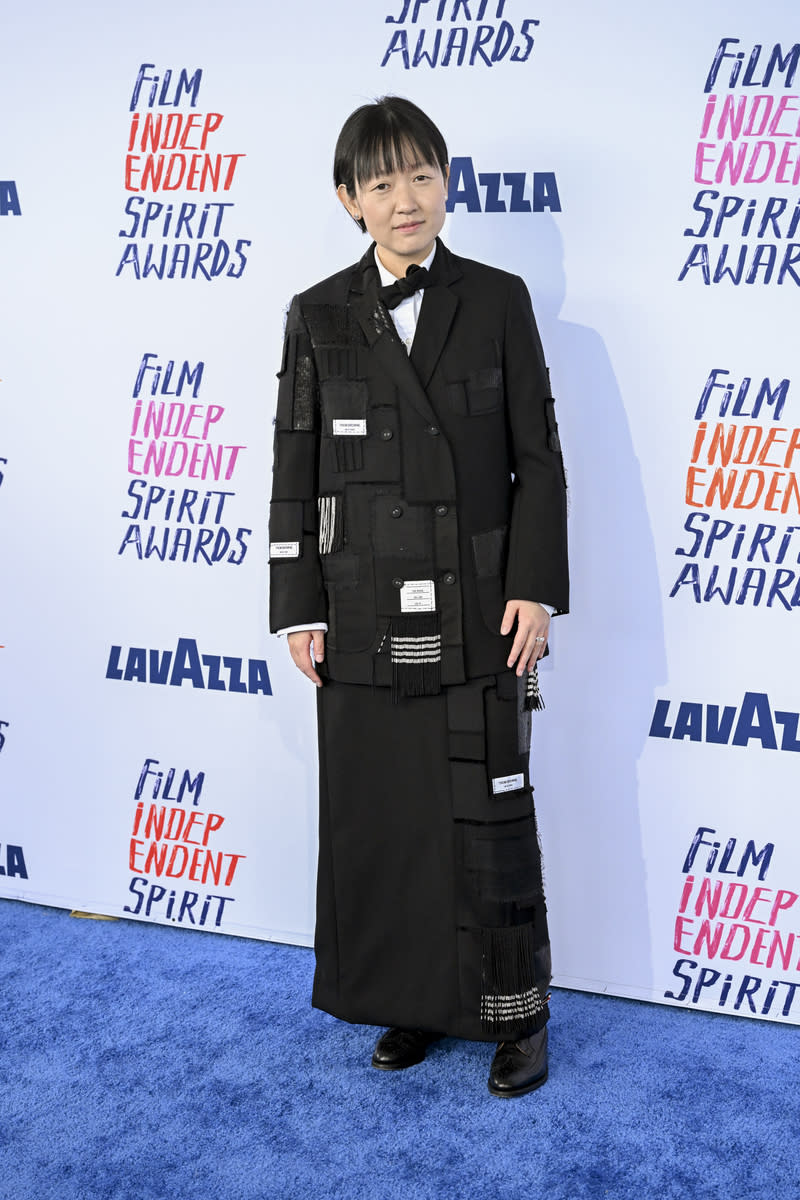 Celine Song at the 2024 Film Independent Spirit Awards held at the Santa Monica Pier on February 25, 2024 in Santa Monica, California.