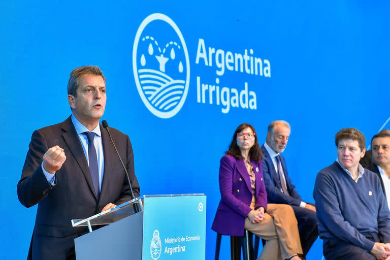 Sergio Massa presenta el Plan Integral Argentina Irrigada