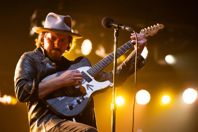 Eddie Vedder of Pearl Jam performs live on stage at Moody Center on September 19, 2023 in Austin, Texas.  - Credit: Jim Bennett/Getty Images