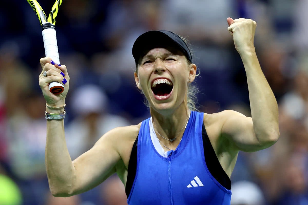 Comeback queen: Caroline Wozniacki is through to the third round at the US Open  (Getty Images)