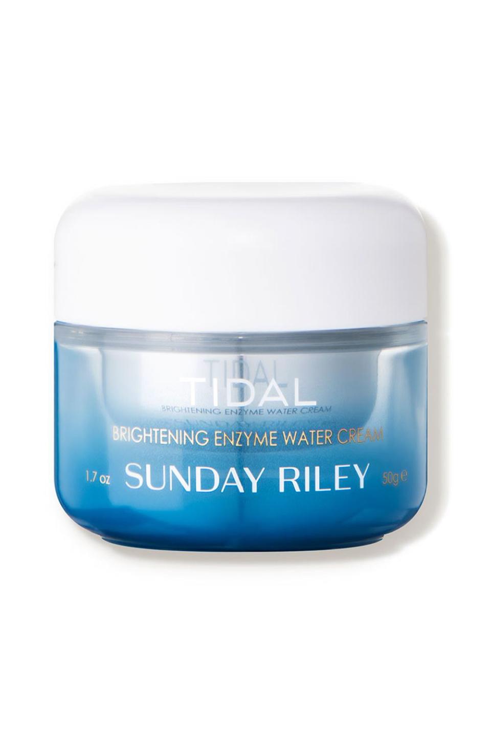 4) Sunday Riley Tidal Brightening Enzyme Water Cream