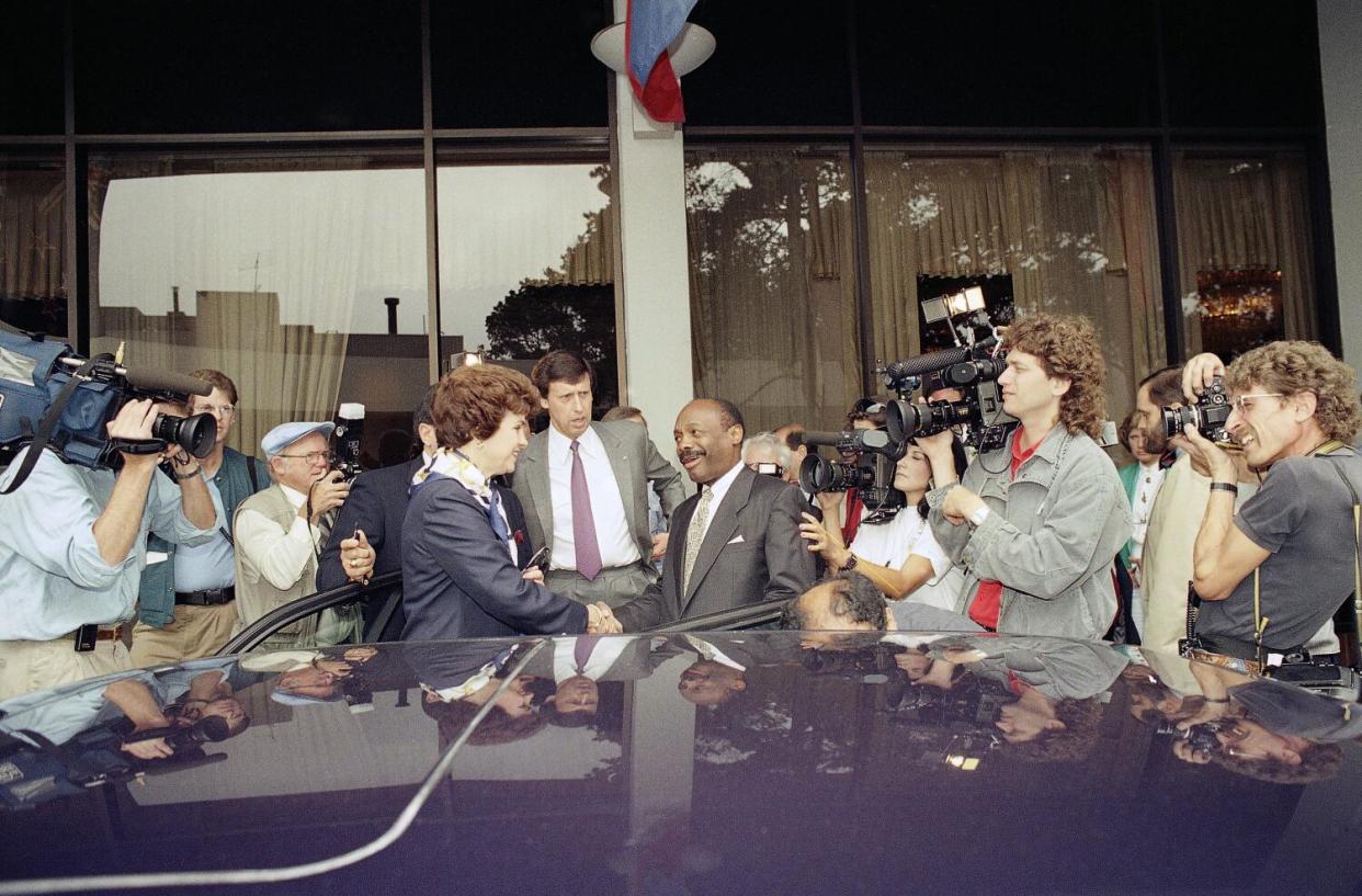 California Democratic gubernatorial candidate Dianne Feinstein