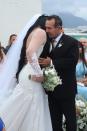 <p>Perlla se casa com Patrick Abrahão no Rio de Janeiro (foto: Divulgação / Daniel Pinheiro)</p> 