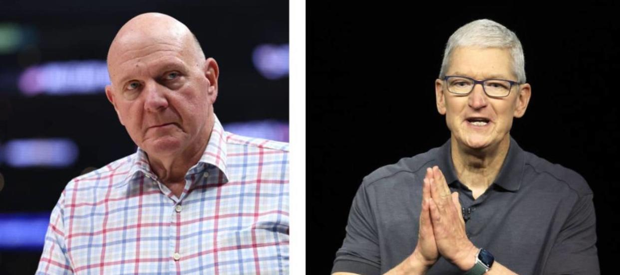 Steve Ballmer and Tim Cook are the 'rarest' type of ultra-rich in America — here's what makes them so unique and what you can learn from these 2 'hired-hand' billionaires