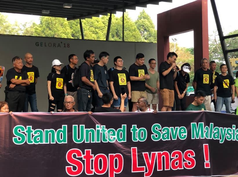 Authorities have called up five individuals including two Pahang lawmakers from Pakatan Harapan to have their statements recorded over the rally last weekend in Kuantan against the Lynas rare earth plant. — Picture via Facebook