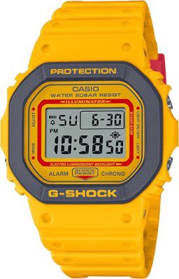 bright yellow classsic casio G-Shock DW5610Y-9