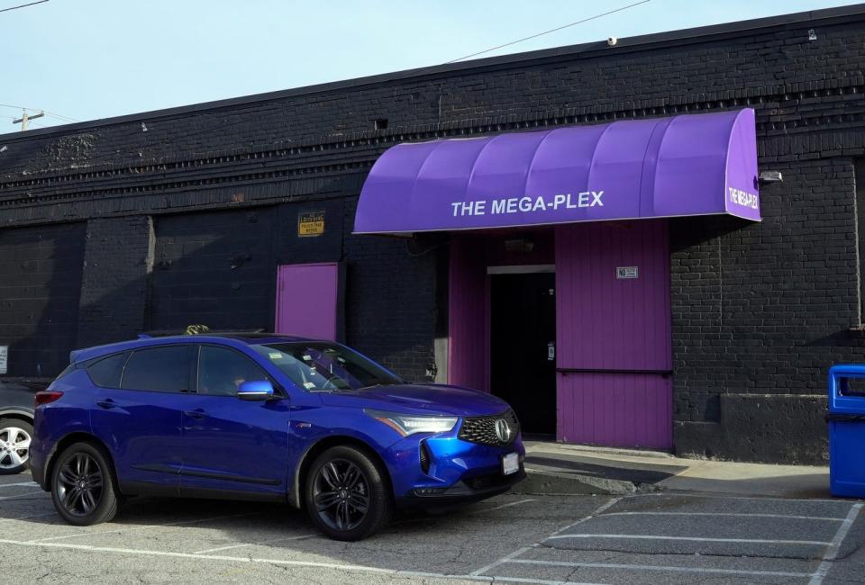 The Mega-Plex, an LGBTQ+ club on Allens Avenue in Providence.