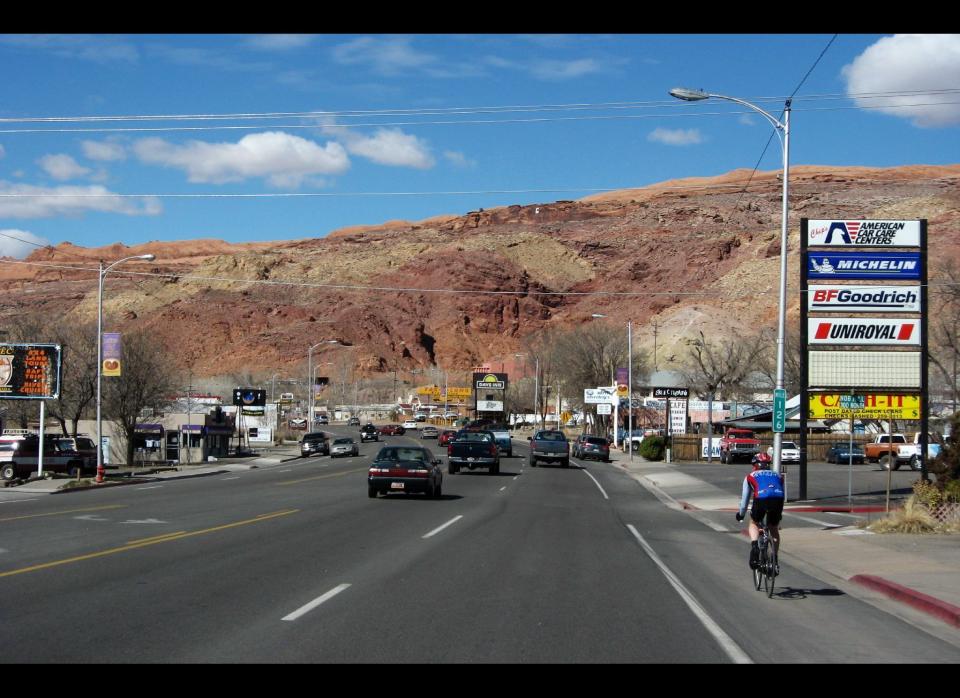 <em>Downtown Moab, Utah by Ken Lund CC BY-SA 2.0</em>    This countercultural frontier town is a hub of artsy activity and a great base for Arches National Park. It&rsquo;s a must for biking, rock-climbing, and rafting as well.    <strong>Plan Your Trip: </strong>Visit <a href="http://www.fodors.com/world/north-america/usa/utah/moab-and-southeastern-utah">Fodor&rsquo;s Moab and Southeastern Utah Travel Guide</a>