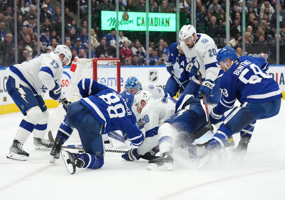 The Tampa Bay Lightning and Toronto Maple Leafs will meet in the first round of the playoffs for the second year in a row.