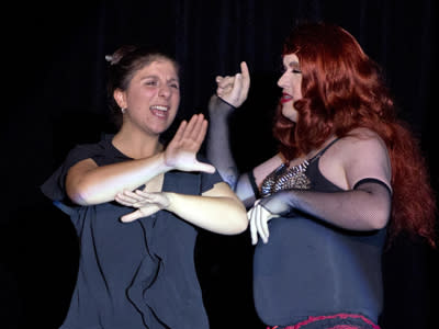 Sign language interpreter Holly Maniatty brings music to life for the deaf