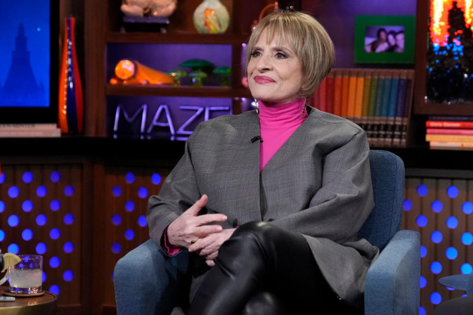 Closeup of Patti LuPone