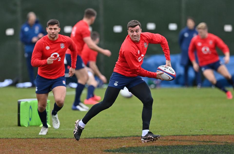 George Ford’s return to fitness is likely to see him make England’s side to face Ireland this SaturdayReuters