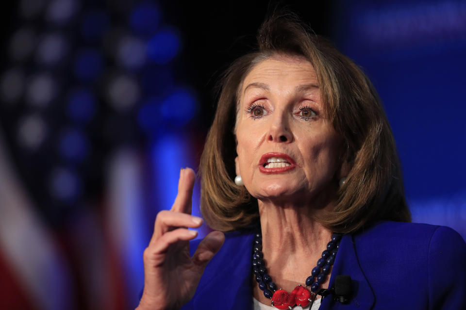 "I don&rsquo;t think he&rsquo;s fit to be president of the United States,&rdquo; House Speaker Nancy Pelosi said of Donald Trump. (Photo: ASSOCIATED PRESS)