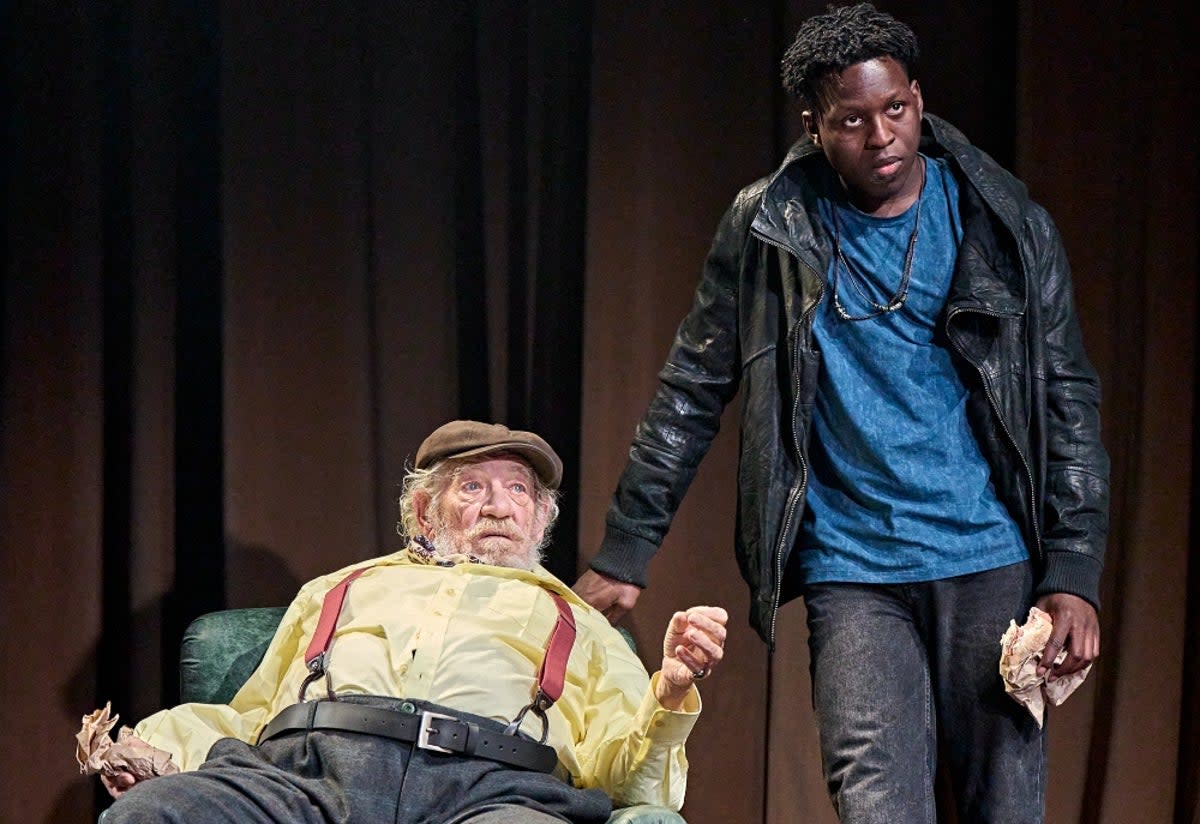 Boar’s Head boys: Ian McKellen and Toheeb Jimoh (Manuel Harlan)