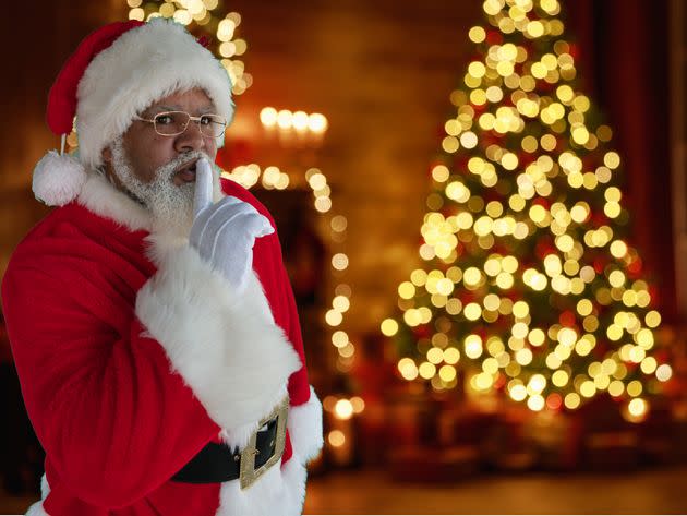 Saunders Claus is one of the first Black Santas to appear at Disney Parks this year.  (Photo: Saunders Claus)