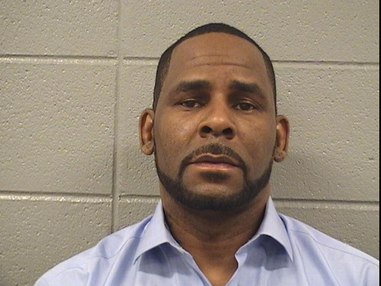 Cook County Sheriff’s Office mug shot of R. Kelly after being arrested for $161,663 in unpaid child support on March 6. (Photo: Cook County Sheriff’s Office via Getty Images)