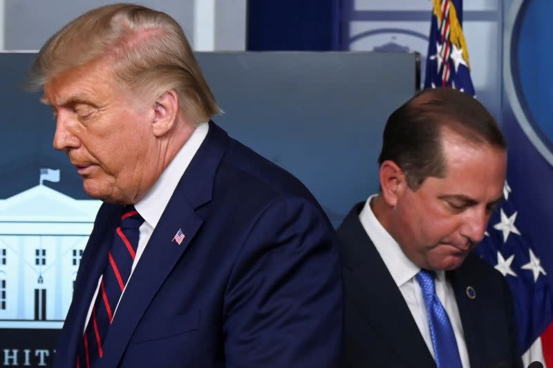 U.S. President Trump holds a news conference in Washington