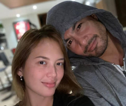 Derek Ramsay with girlfriend Ellen Adarna