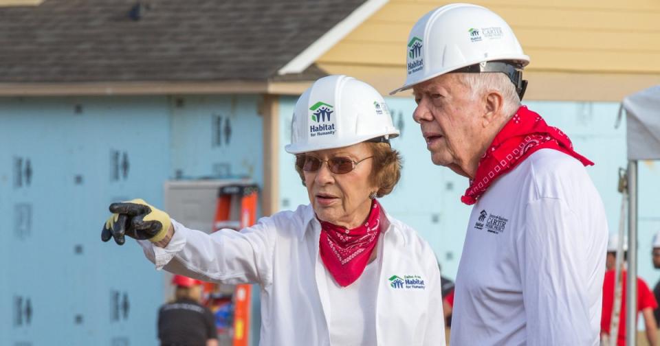 See Jimmy & Rosalynn Carter's Work with Habitat for Humanity Through the Years: Why They've 'Devoted' Decades to Service