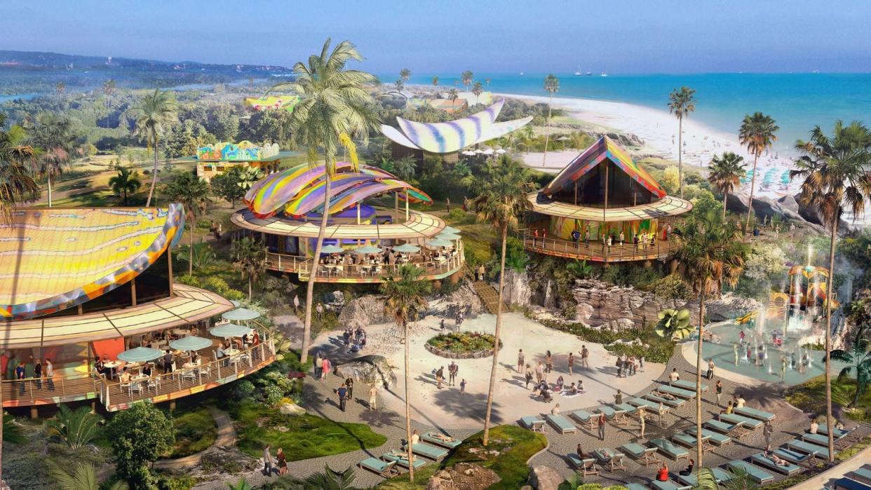 Artist rendering of Lighthouse Point in the Bahamas.