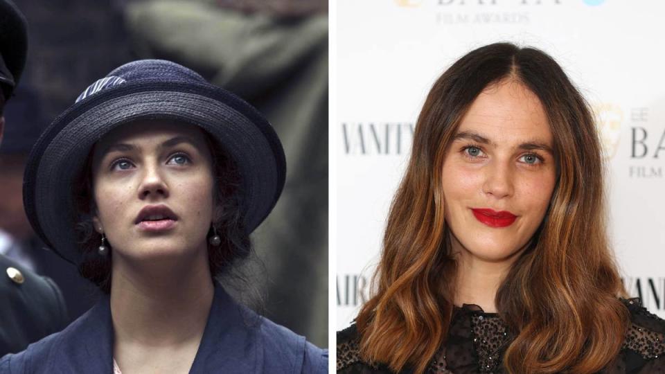 Downton Abbey cast: Jessica Brown Findlay as Lady Sybil Crawley