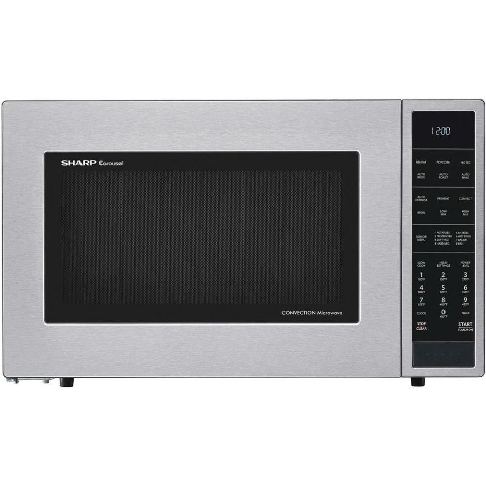 8) Sharp 1.5 cu. ft. Microwave Oven with Convection Cooking