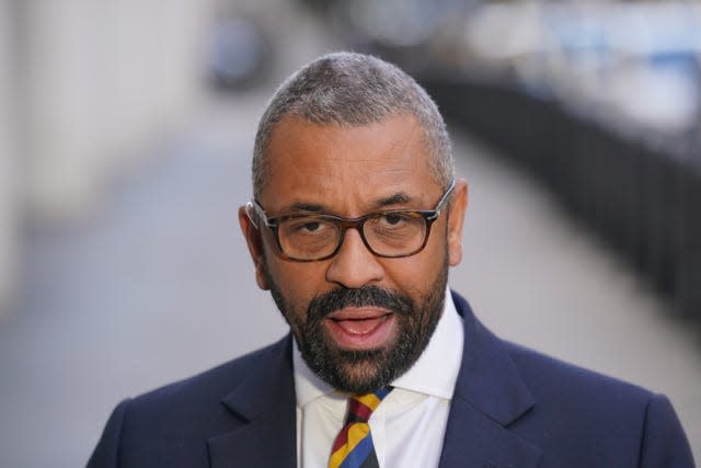 Foreign Secretary James Cleverly