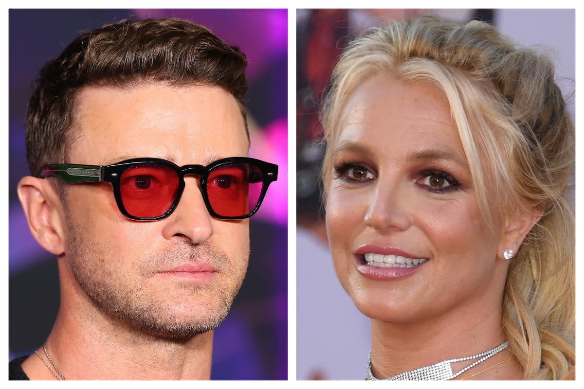 Justin Timberlake appeared to address Britney Spears' comments at a recent gig (Getty)