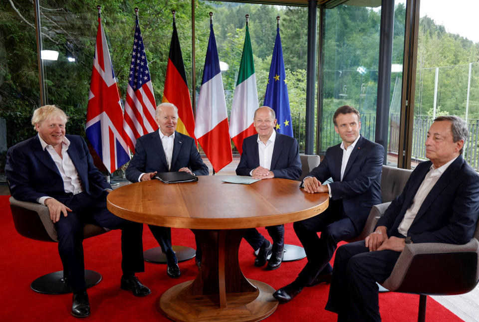 Der G7-Gipfel fand in diesem Jahr auf Schloss Elmau statt. (Bild: Ludovic Marin/Pool via REUTERS)