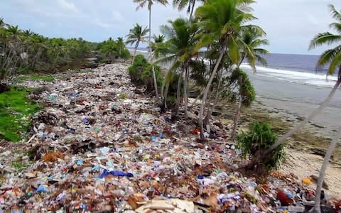 Plastic waste Pacific Commonwealth islands Vanuatu Tuvalu - Credit: A Plastic Ocean