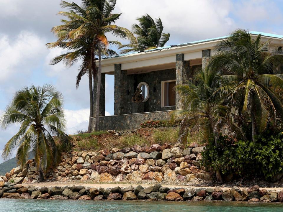 jeffrey epstein little st james island mansion