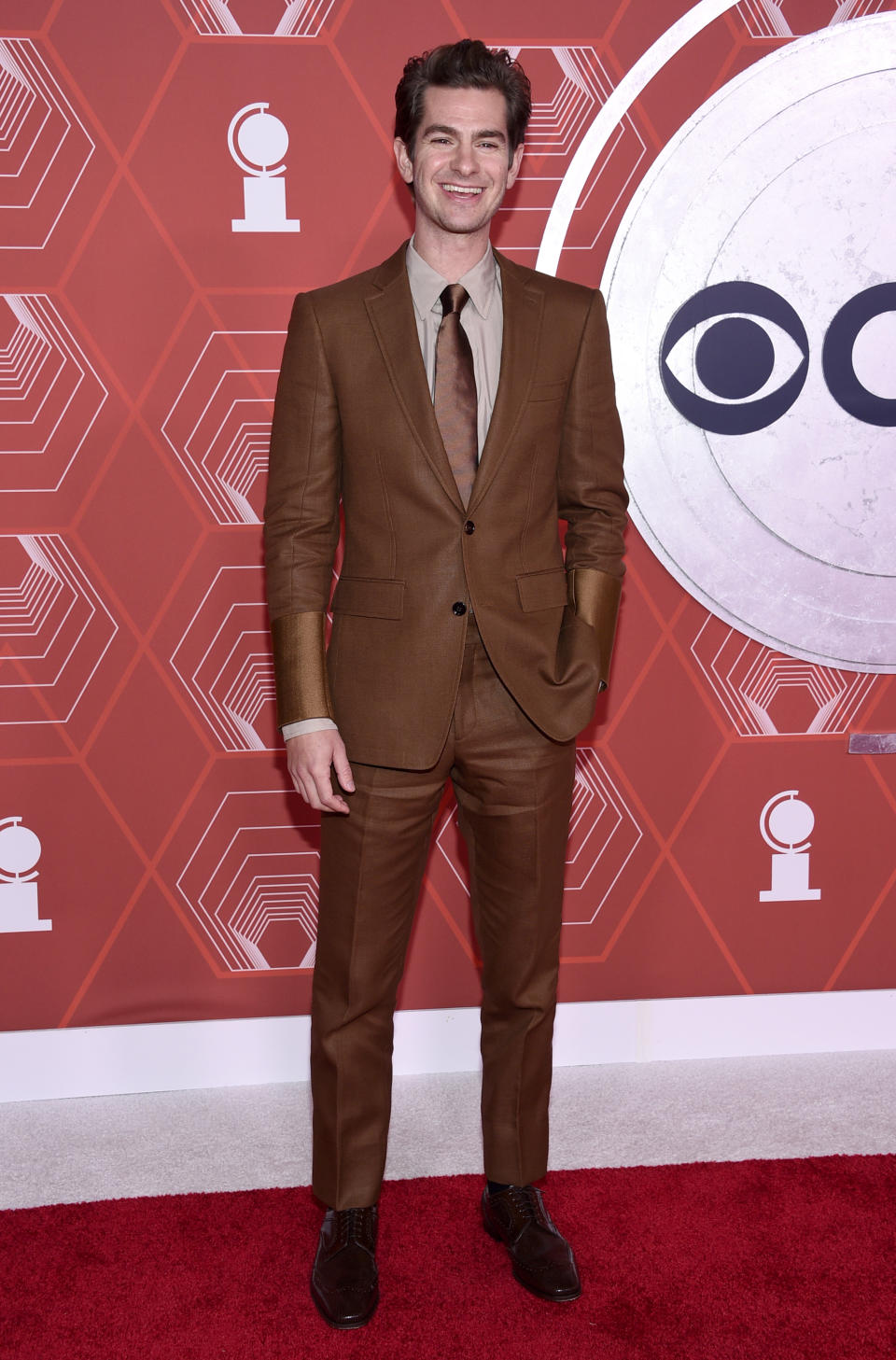 Andrew Garfield at the 2021 Tony Awards. - Credit: Invision