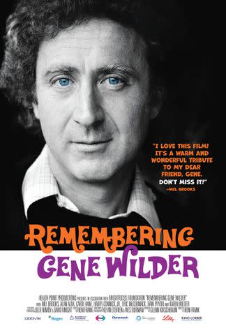 <p>Kino Lorber</p> The Remembering Gene Wilder movie poster.