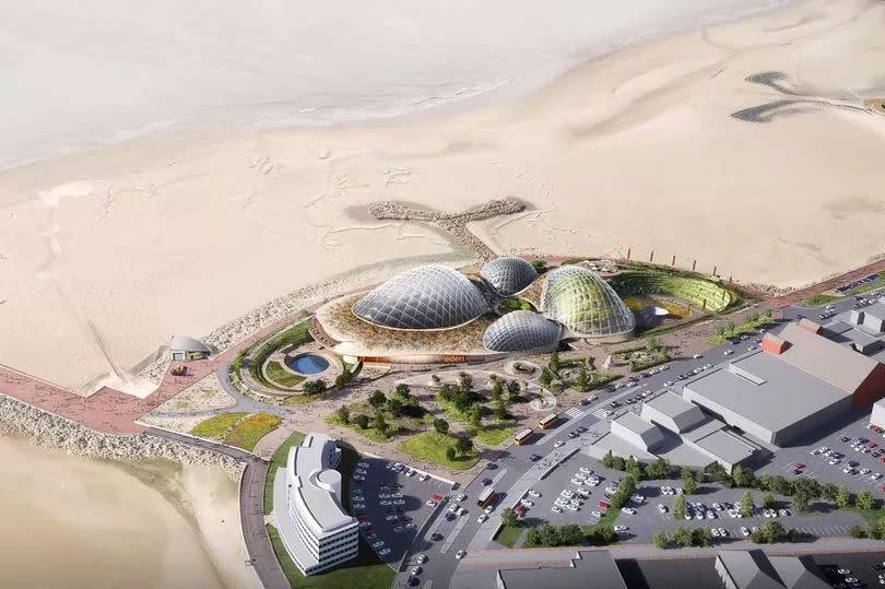 How it is hoped Eden Project Morecambe will look