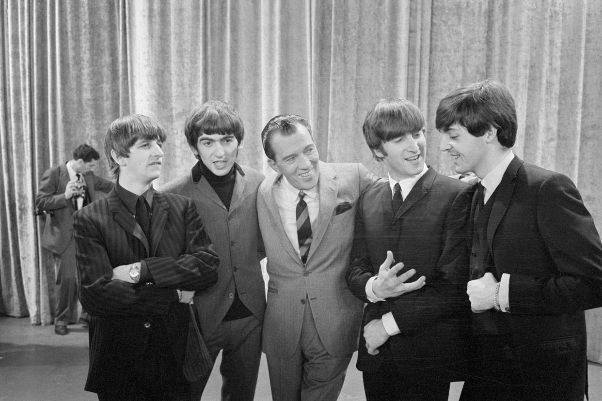 Ed Sullivan with the BeatlesGetty Images/Bettmann