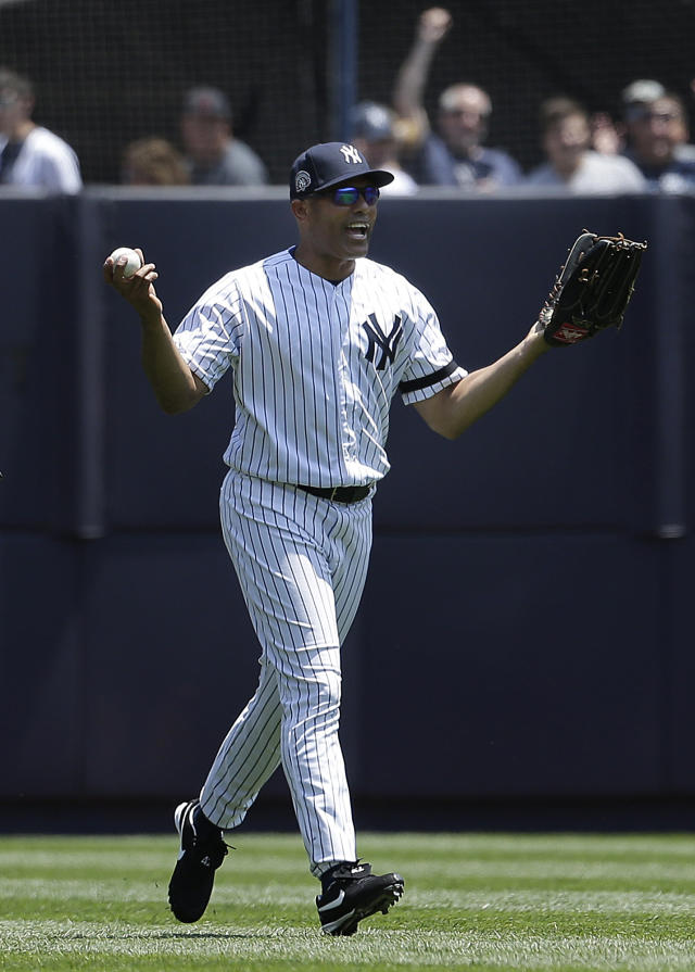 Former New York Yankees' Tino Martinez is seen during Yankees Old