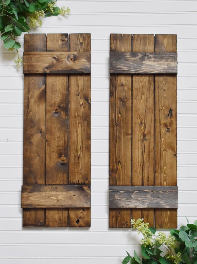 Farmhouse Wood Shutters