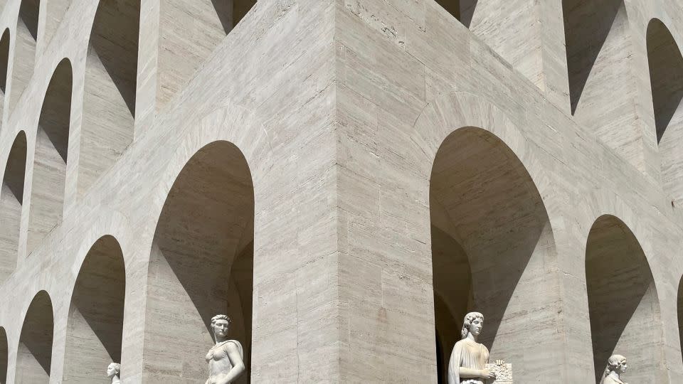 "Palazzo della Civiltà Italiana,"Rome, Italy, by Leon Wang (United States) won 3rd place in Architecture. - Leon Wang/iPhone Photography Awards