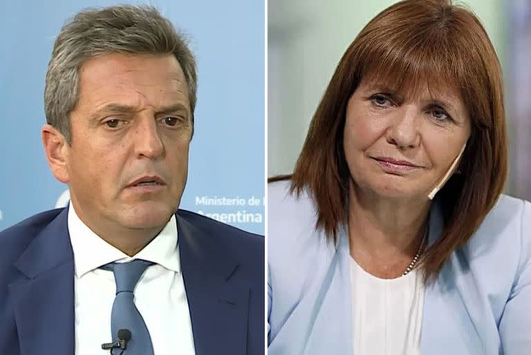 Sergio Massa y Patricia Bullrich