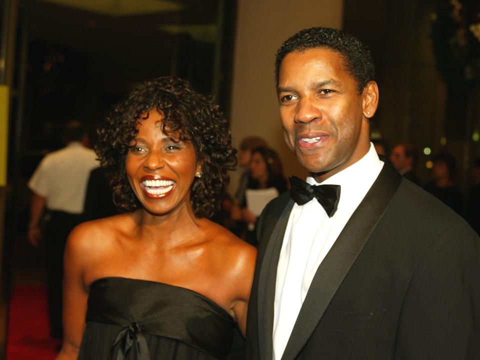 Denzel Washington and wife Pauletta