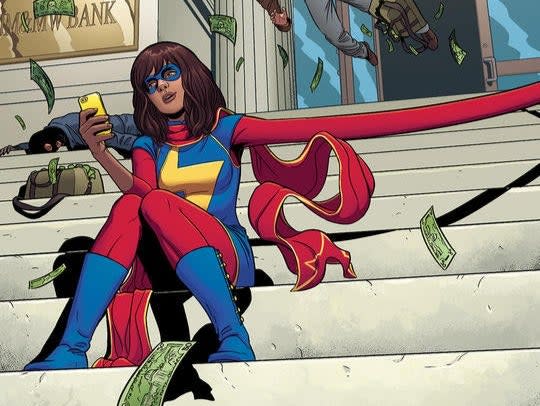 Ms Marvel is the franchise's first Muslim superhero to star in her own comic book (Marvel)