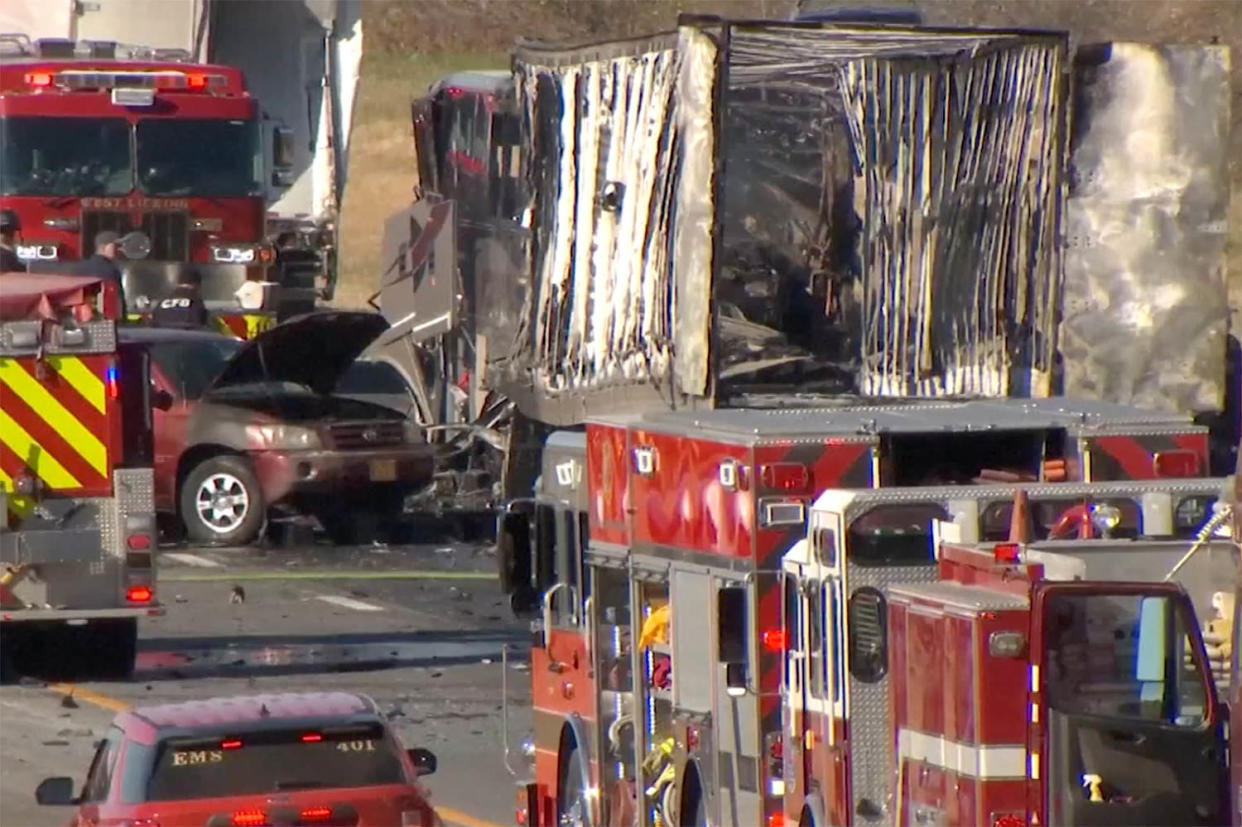 Brokenhearted Ohio community mourns 6 killed in fiery bus crash amid