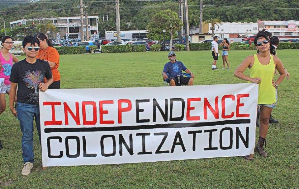 Guam residents and local leaders rally for independence from the U.S.