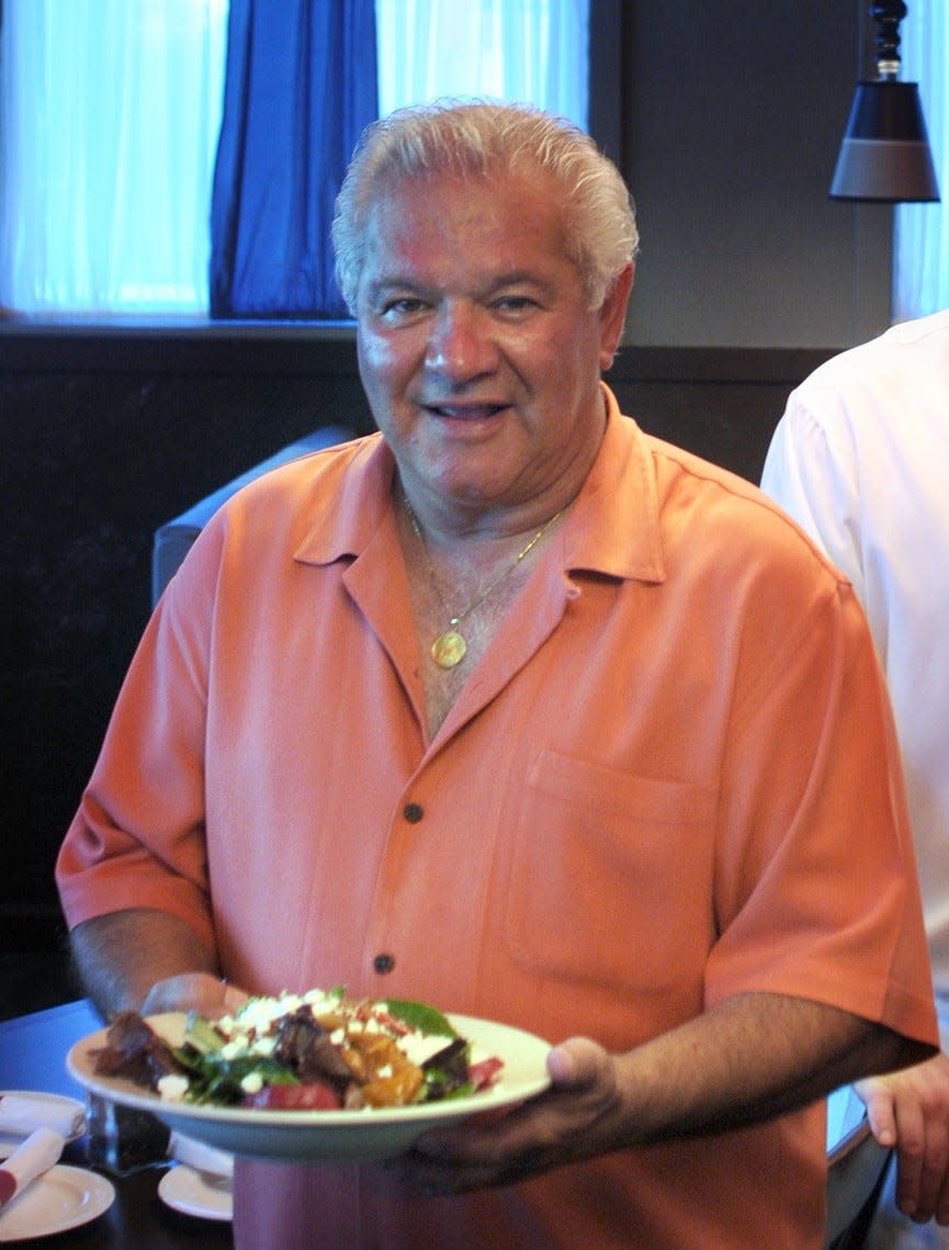 Peppercorn's Grille and Tavern owner Tom Oliveri Sr., in 2017. Oliveri died Jan. 28.