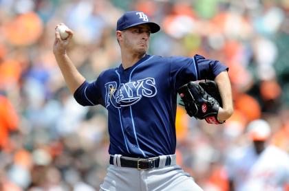 Jake Odorizzi is 4-5 with a 2.61 ERA this season. (Getty Images)