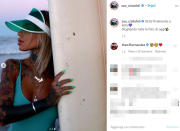 La modella veronese infiamma Instagram con le sue foto in costume...