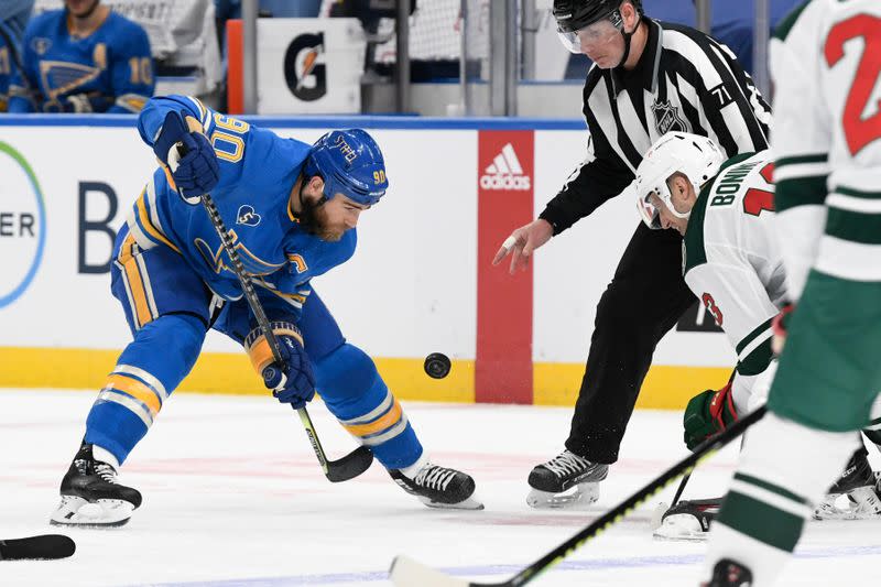 NHL: Minnesota Wild at St. Louis Blues