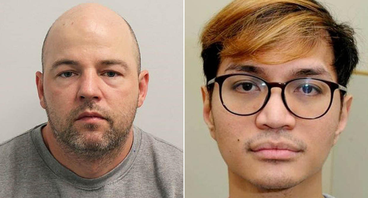 Joseph McCann (L) and Reynhard Sinaga could spend the rest of their lives in jail (Picture: PA)